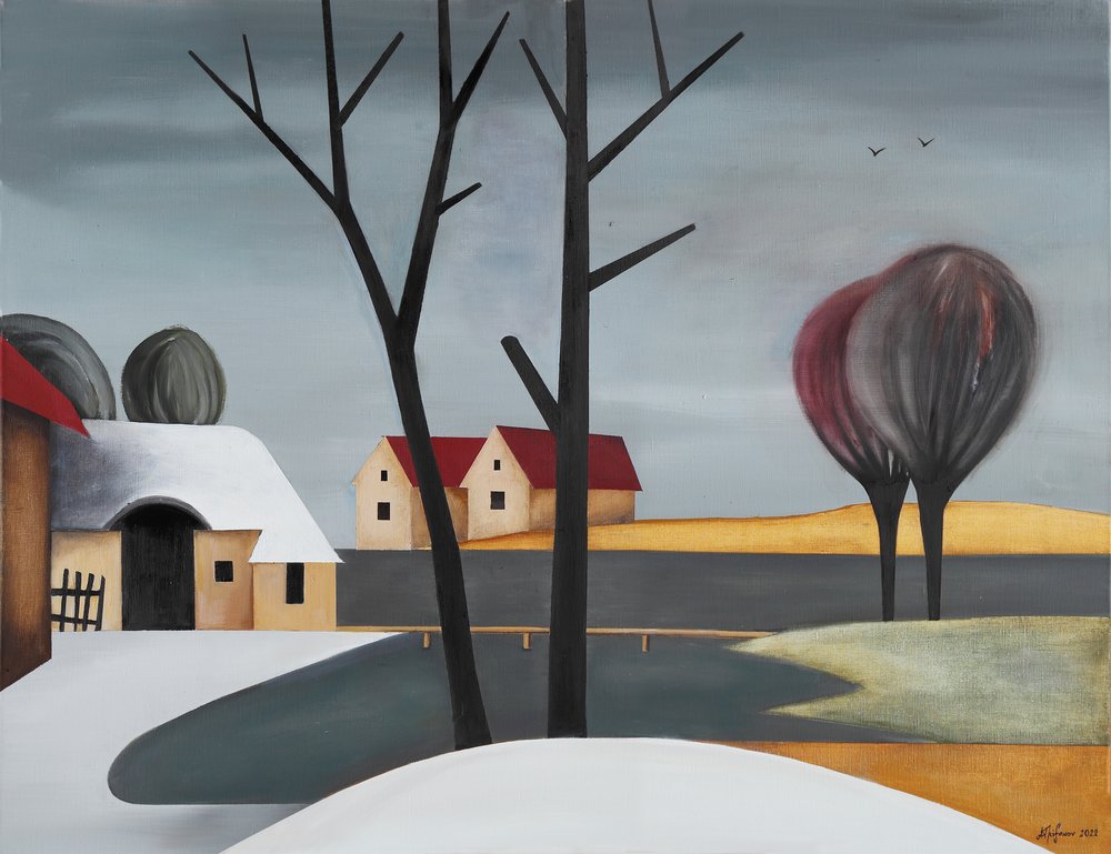 Rustig winterlandschap door Alexander Trifonov