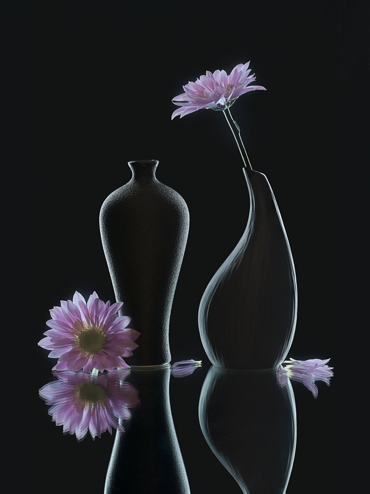 Rustgevende bloemenreflecties door Alice Sheng