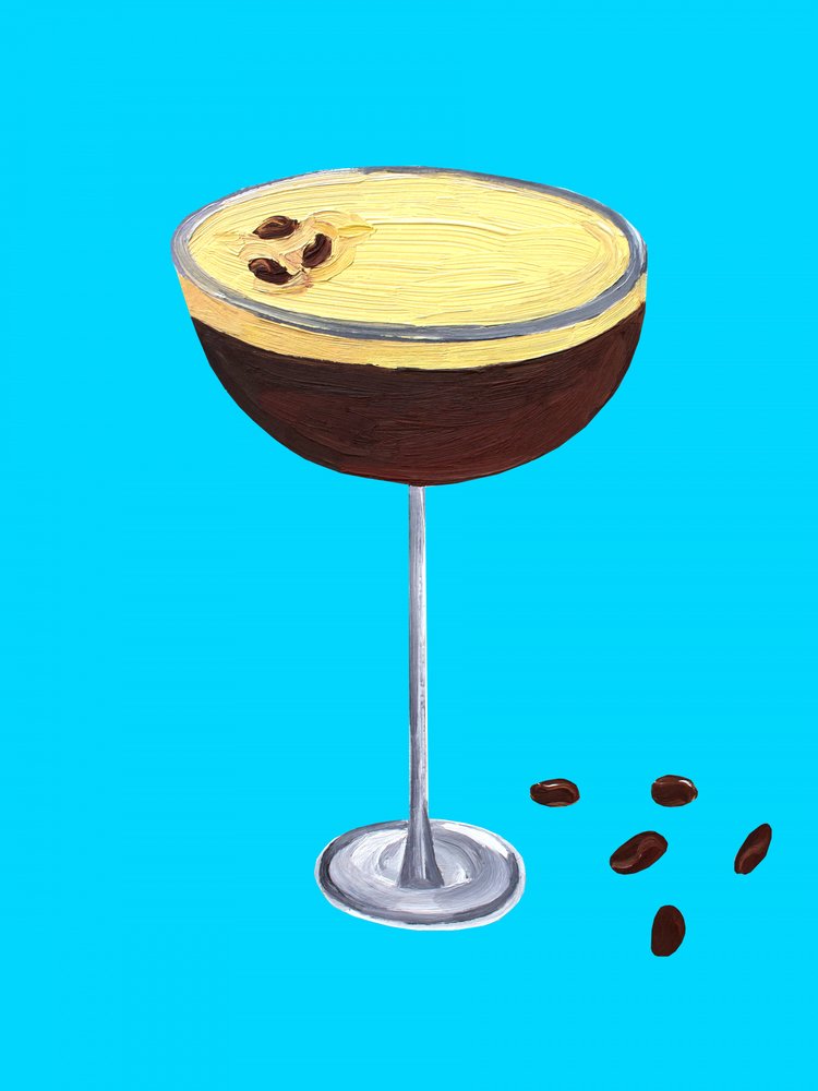 Klassieke Espresso Martini door Alice Straker