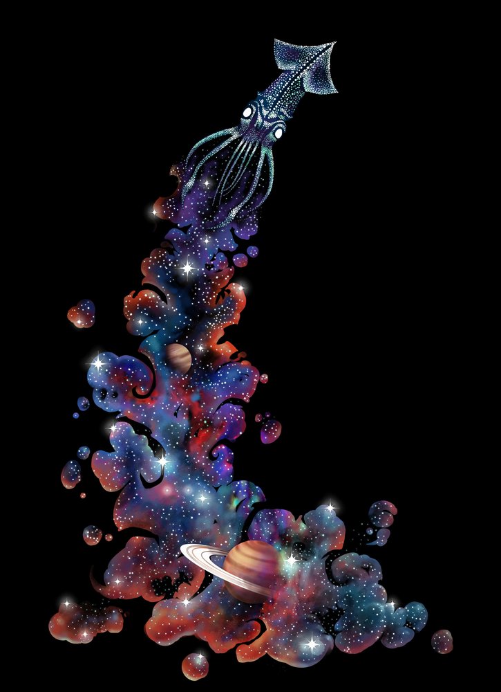 Kosmische ruimtinkvis door Alirıza ÇAKIR