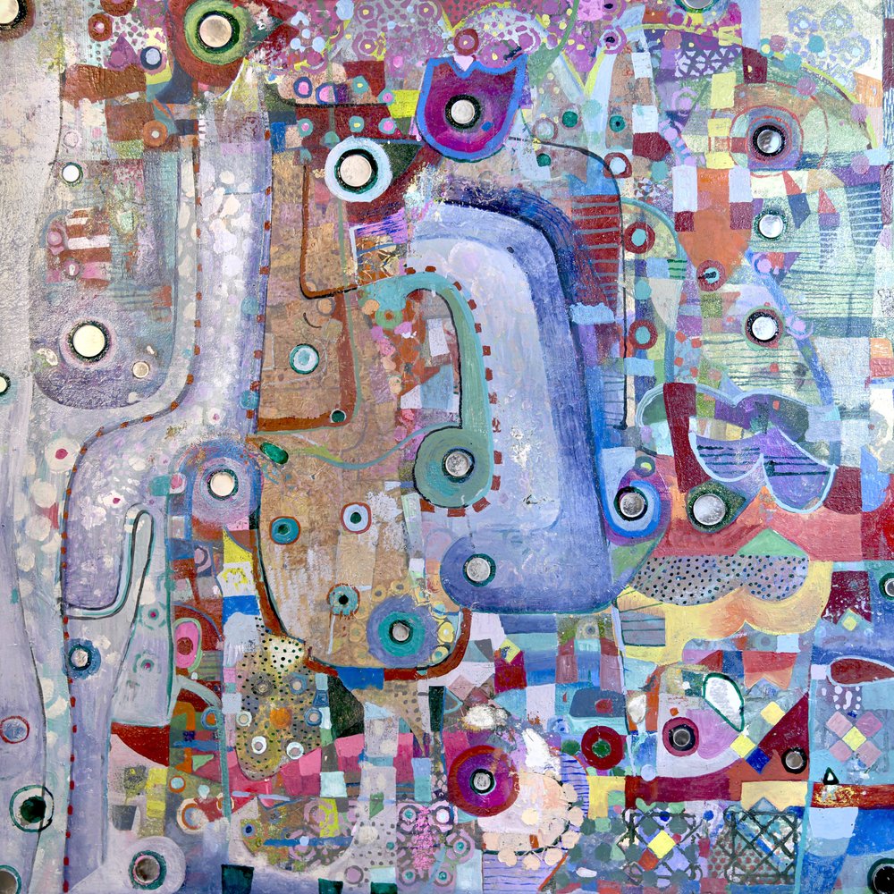 Levendig abstract ontwerp door Alise Loebelsohn