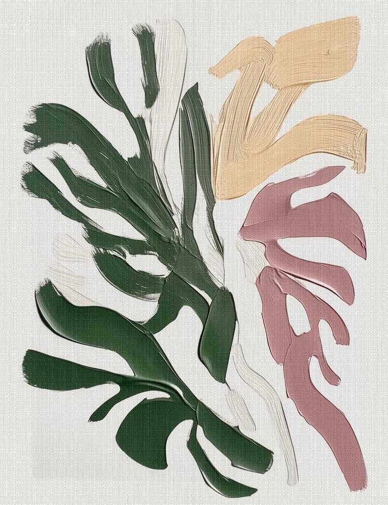 Abstracte Monstera-bladeren door Alma