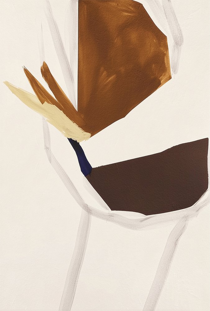Aardse, abstracte bloemenmotieven door Alma