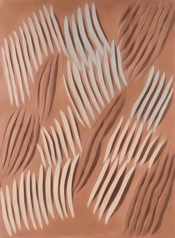 Aardse, organische vormen door Alma