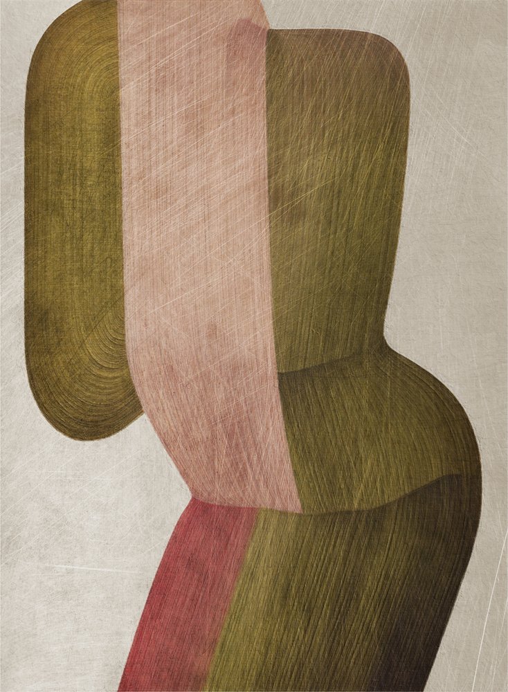 Vloeiende abstracte vormen door Alma