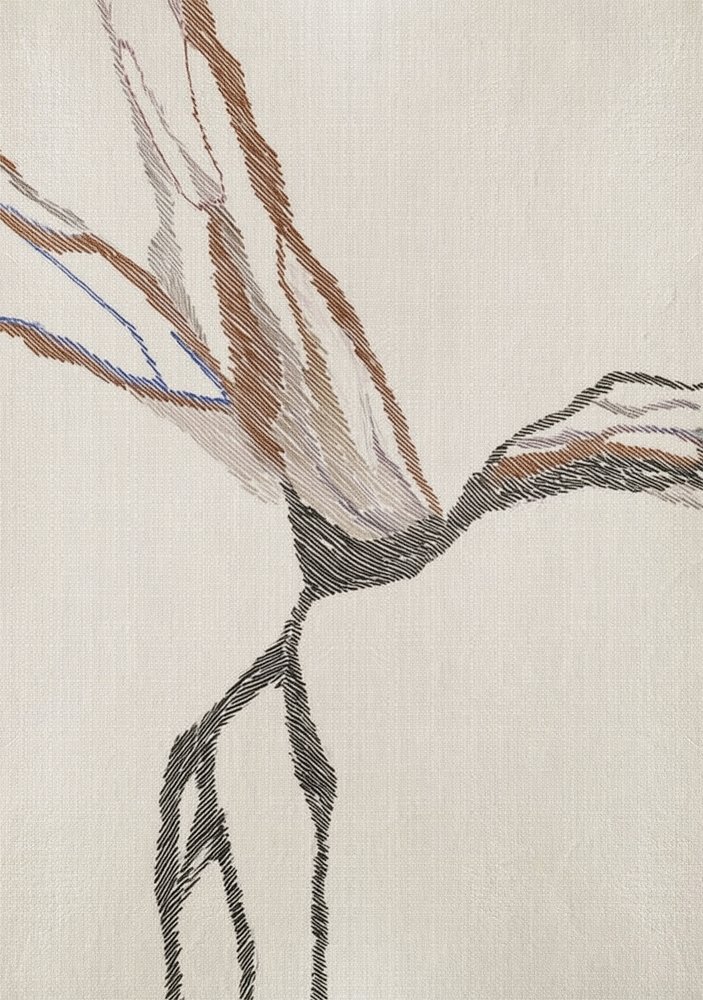 Vloeiende abstracte lijnen door Alma