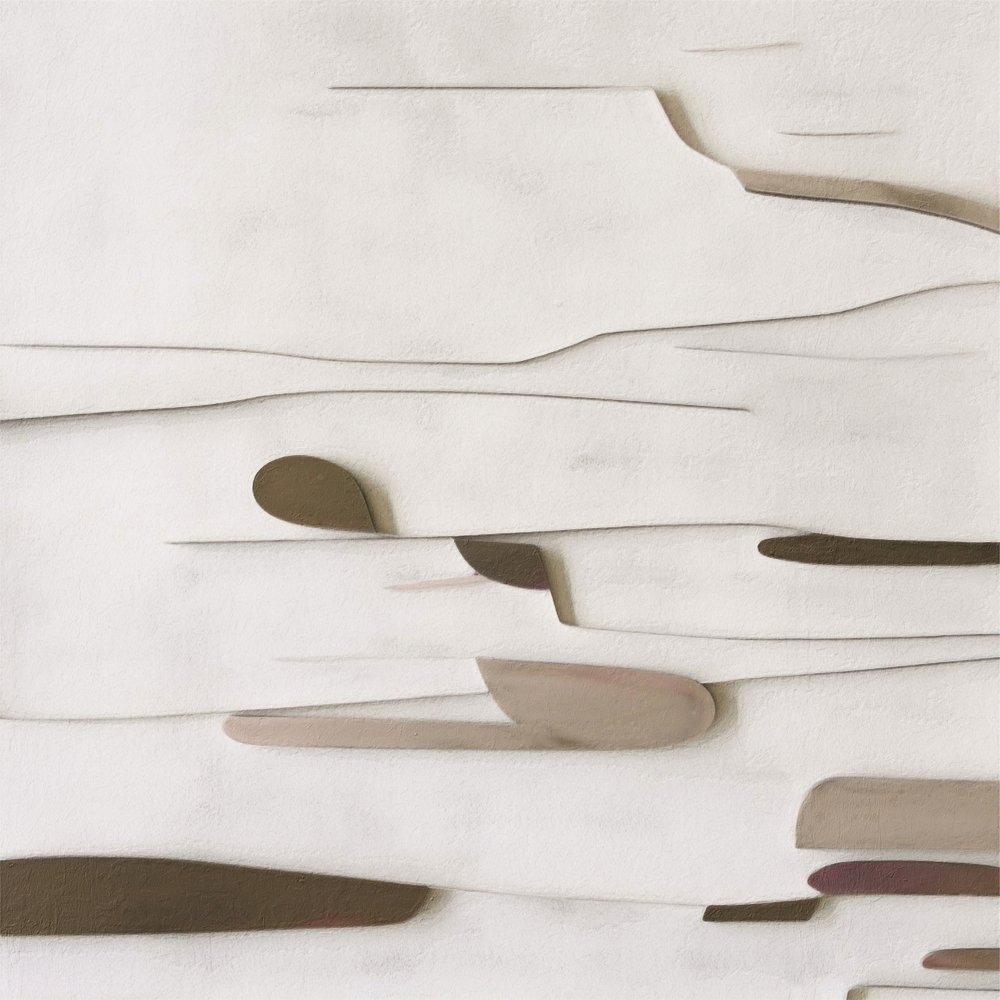 Gelaagde abstracte vormen door Alma