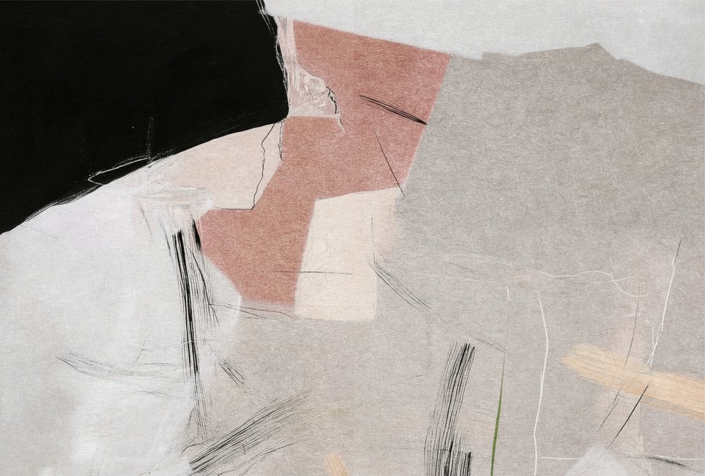 Ingetogen abstracte compositie door Alma