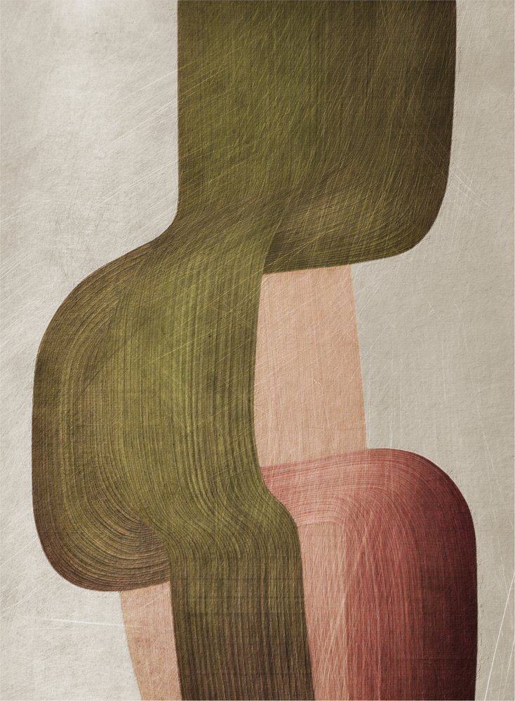 Ingetogen organische vloeiende vormgeving door Alma