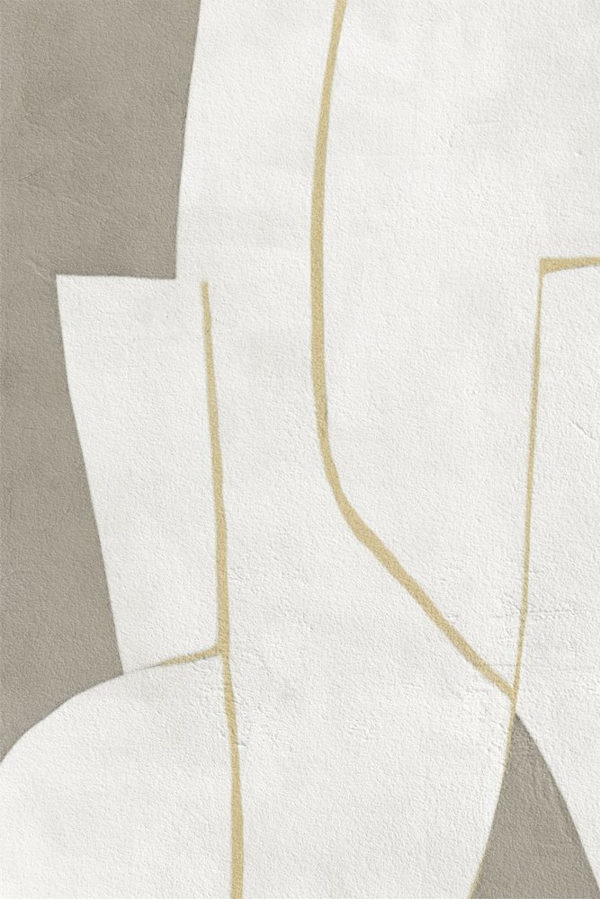 Neutrale abstracte vormen door Alma