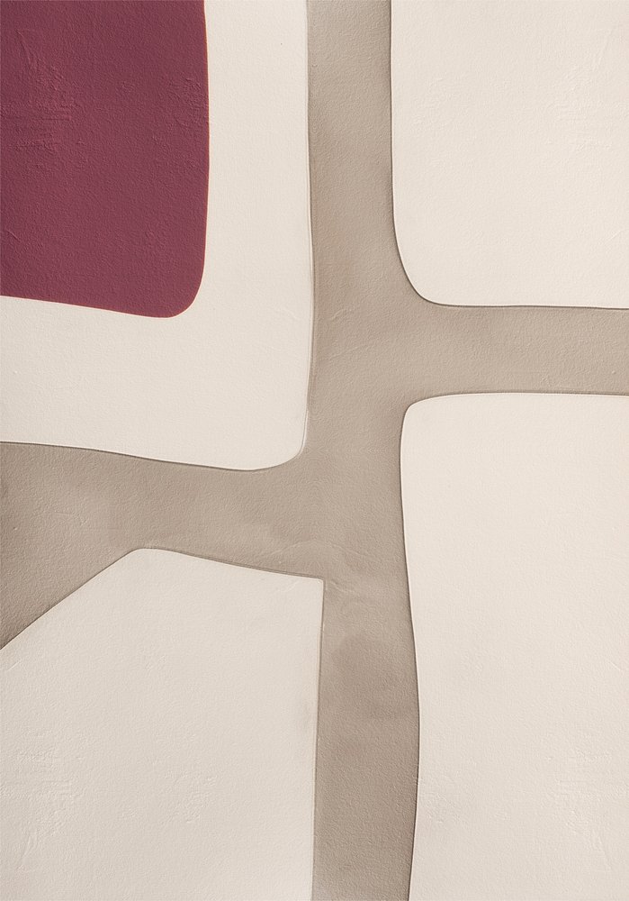 Rustige abstracte geometrie door Alma