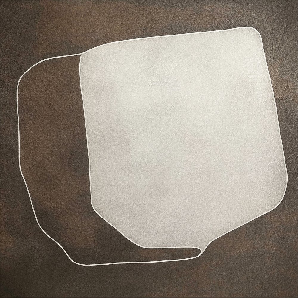 Vloeiende abstracte vormen door Alma