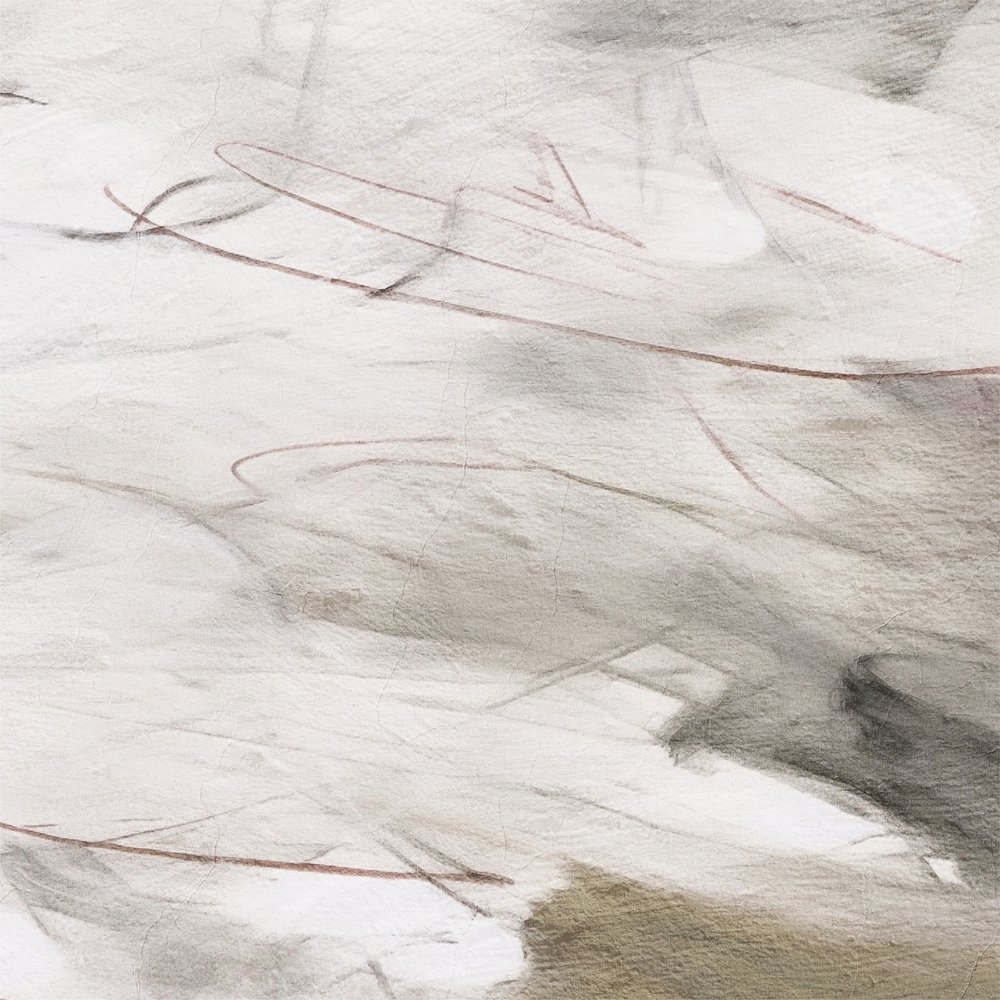 Subtiel grijs abstract door Alma