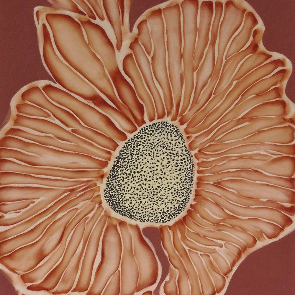 Warme botanische bloei door Alma