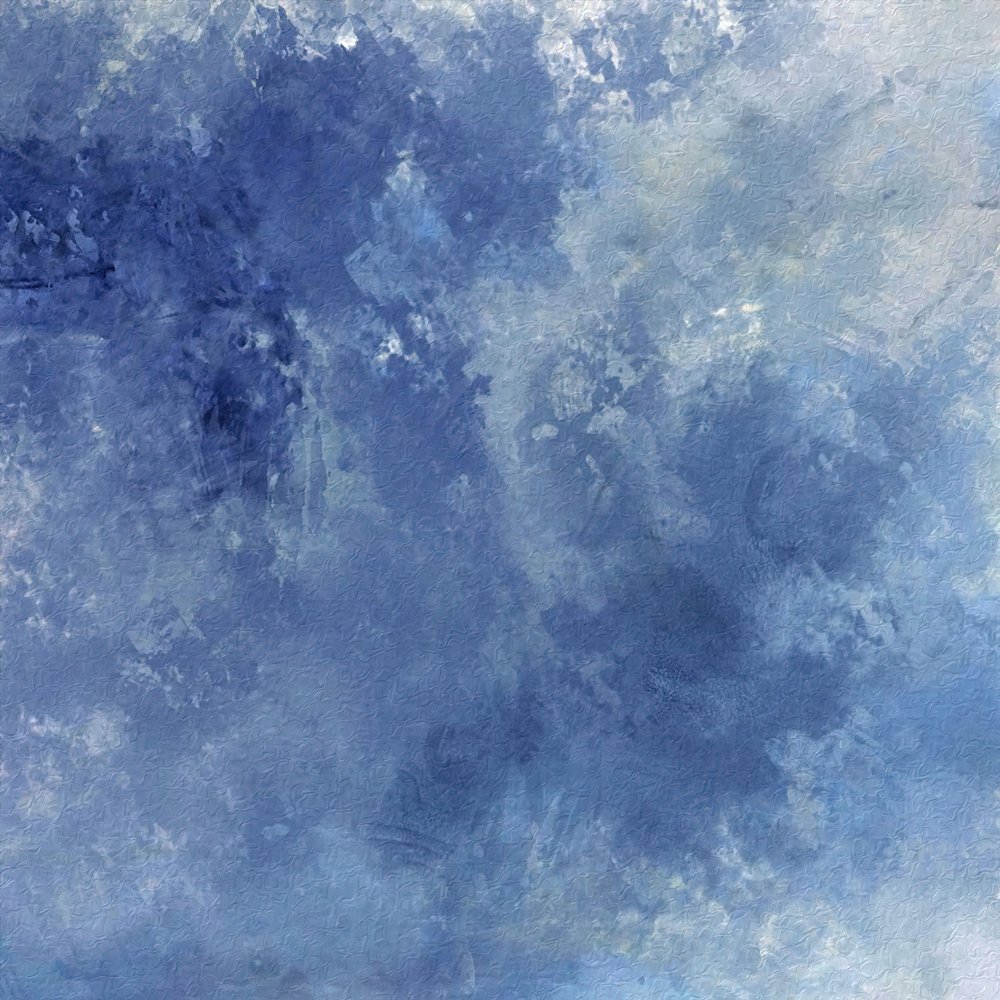 Blauwe abstracte textuur door Alpenglow Workshop
