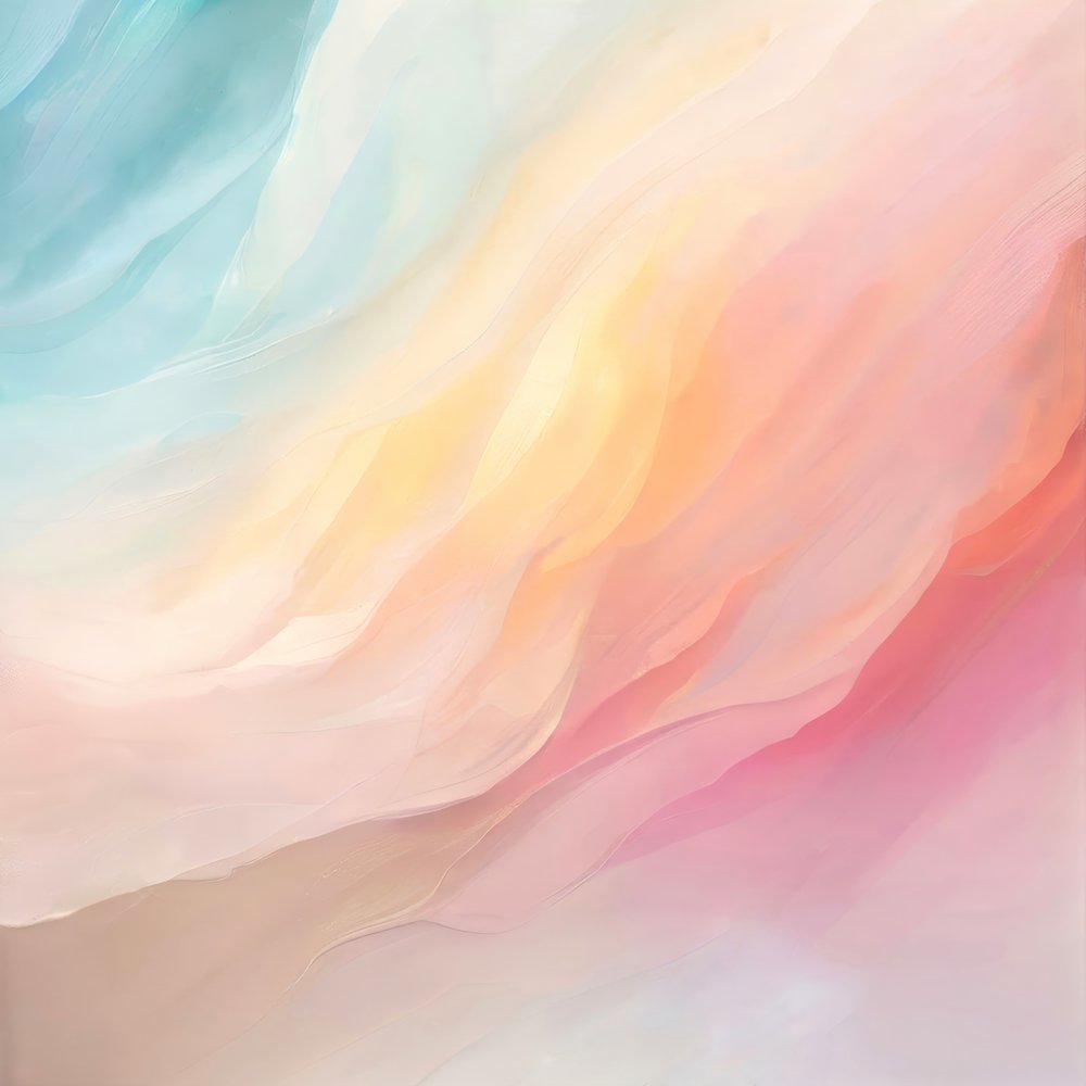 Dromerig, abstract in pasteltinten door Alpenglow Workshop