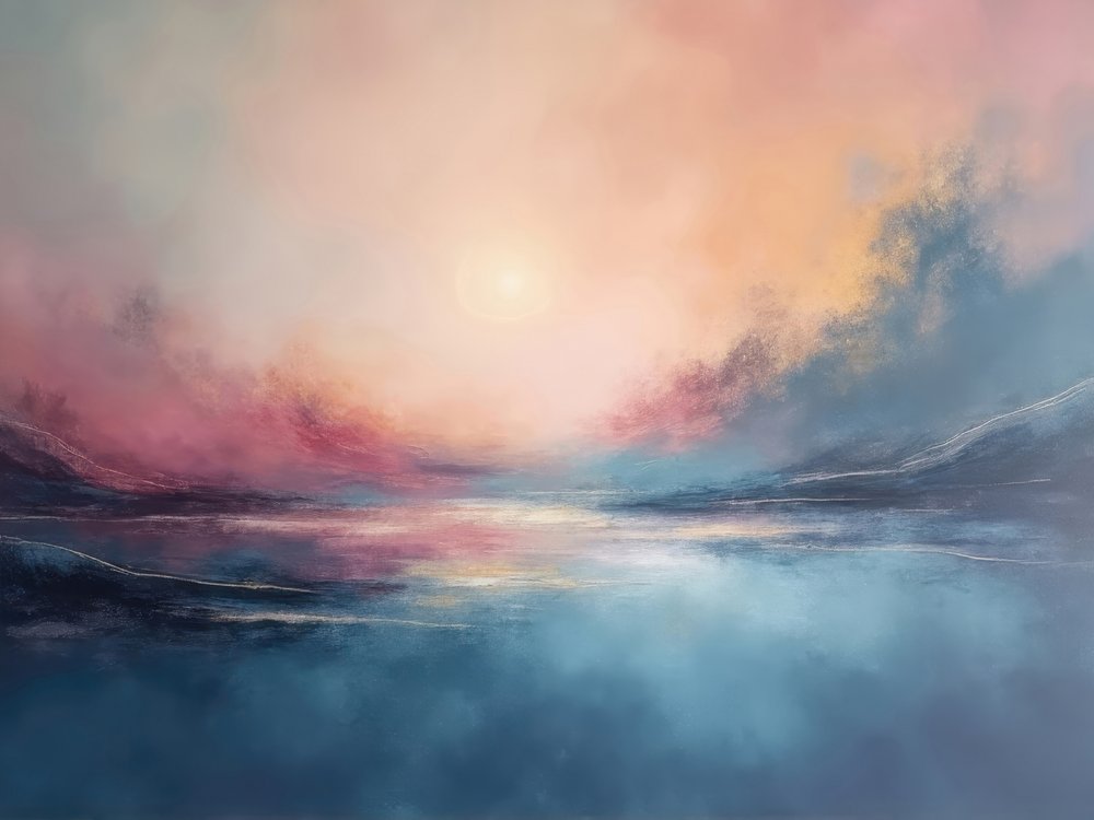 Dromerig pastellandschap door Alpenglow Workshop