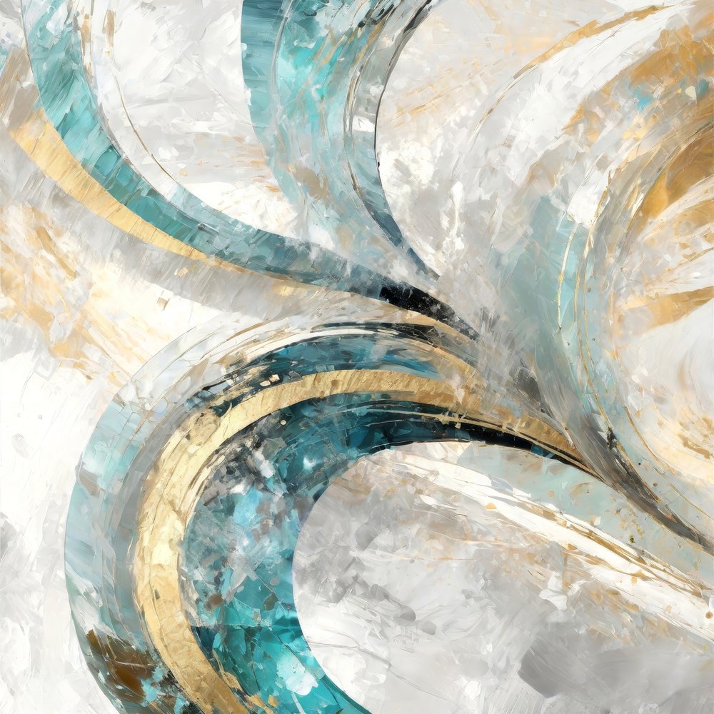 Fluid Gold - Abstract door Alpenglow Workshop
