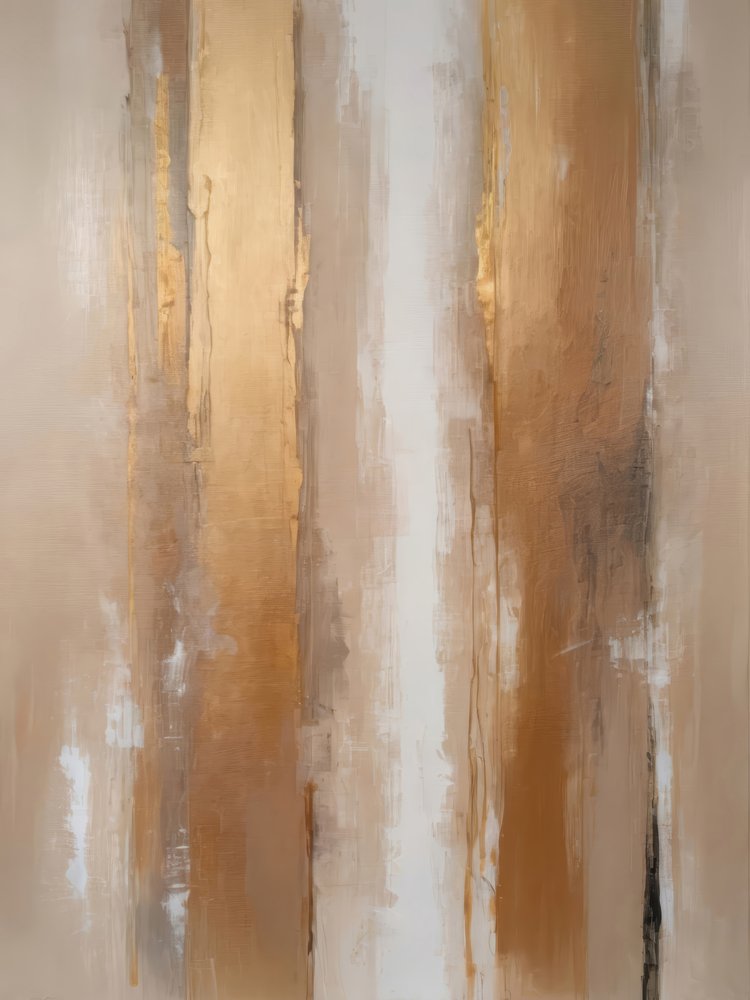 Goudkleurig verticaal abstract door Alpenglow Workshop