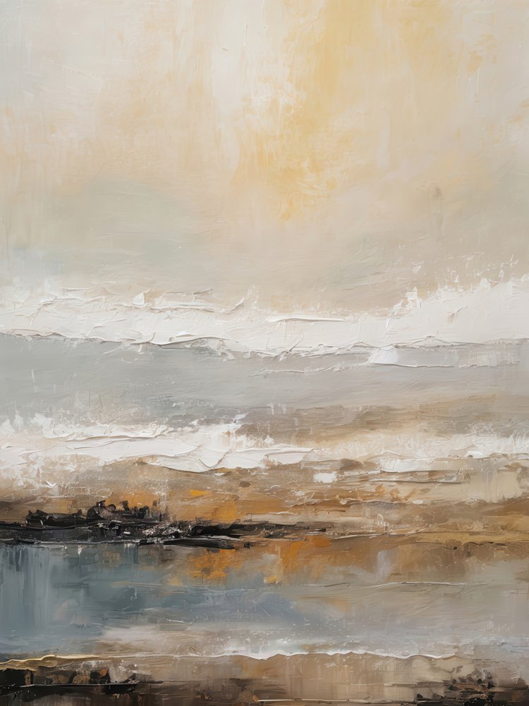 Rustige abstracte horizon door Alpenglow Workshop