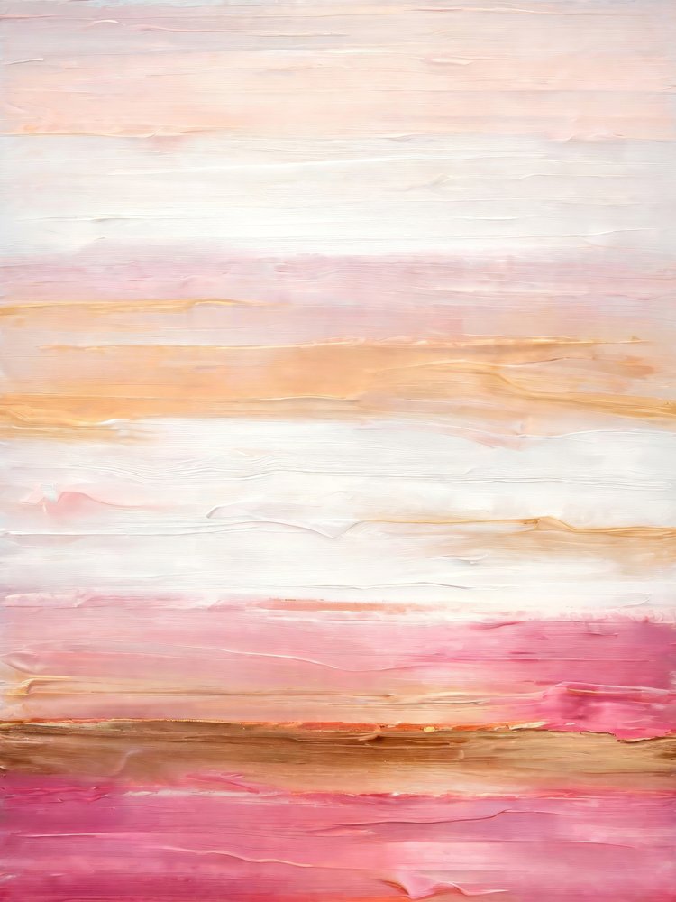 Zachtroze abstractie door Alpenglow Workshop
