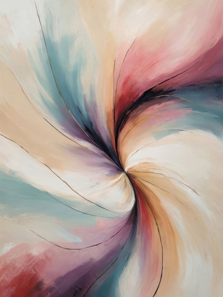 Levendige abstracte werveling door Alpenglow Workshop