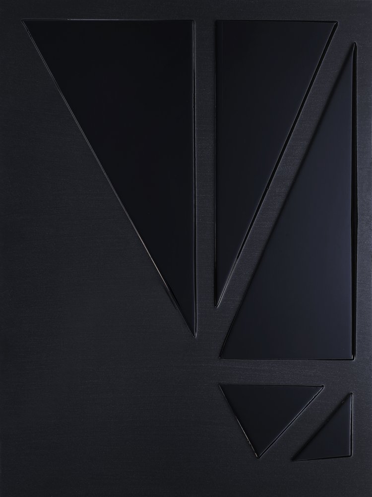 Donkere geometrische driehoeken door Alyson Storms