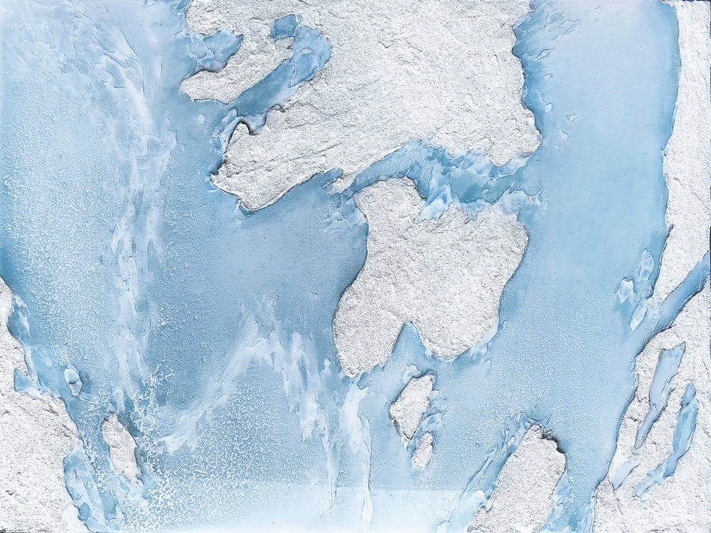 Gletsjerblauwe stroom door Alyson Storms