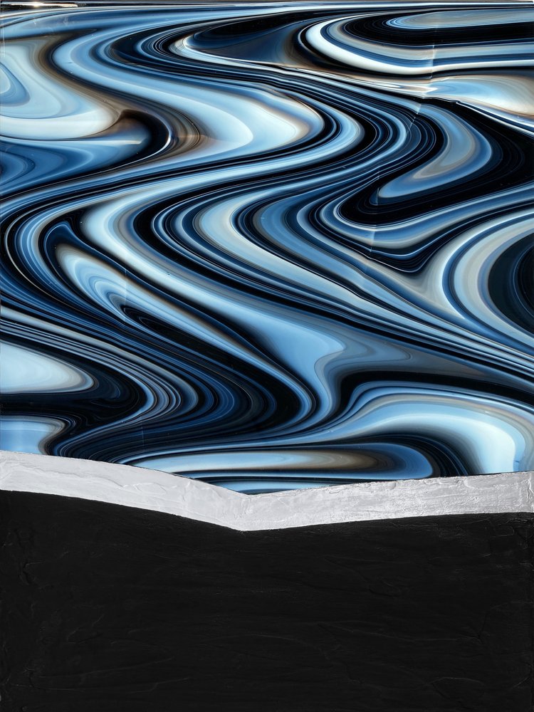 Wervelende blauwe horizon door Alyson Storms