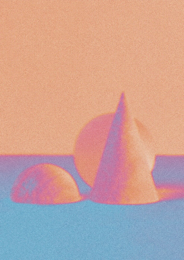 Dromerige geometrische vormen door Amy Louise Baker