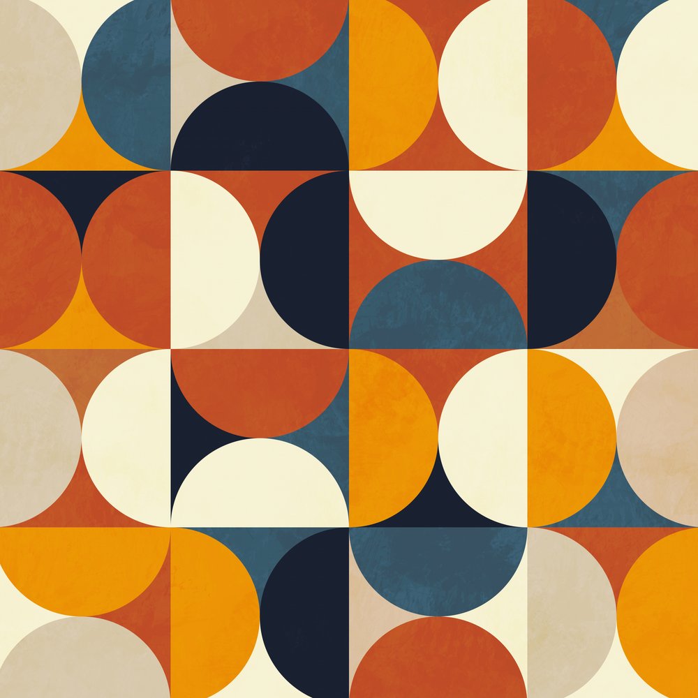 Geometrie New12 Rougeatre door Ana Rut Bre