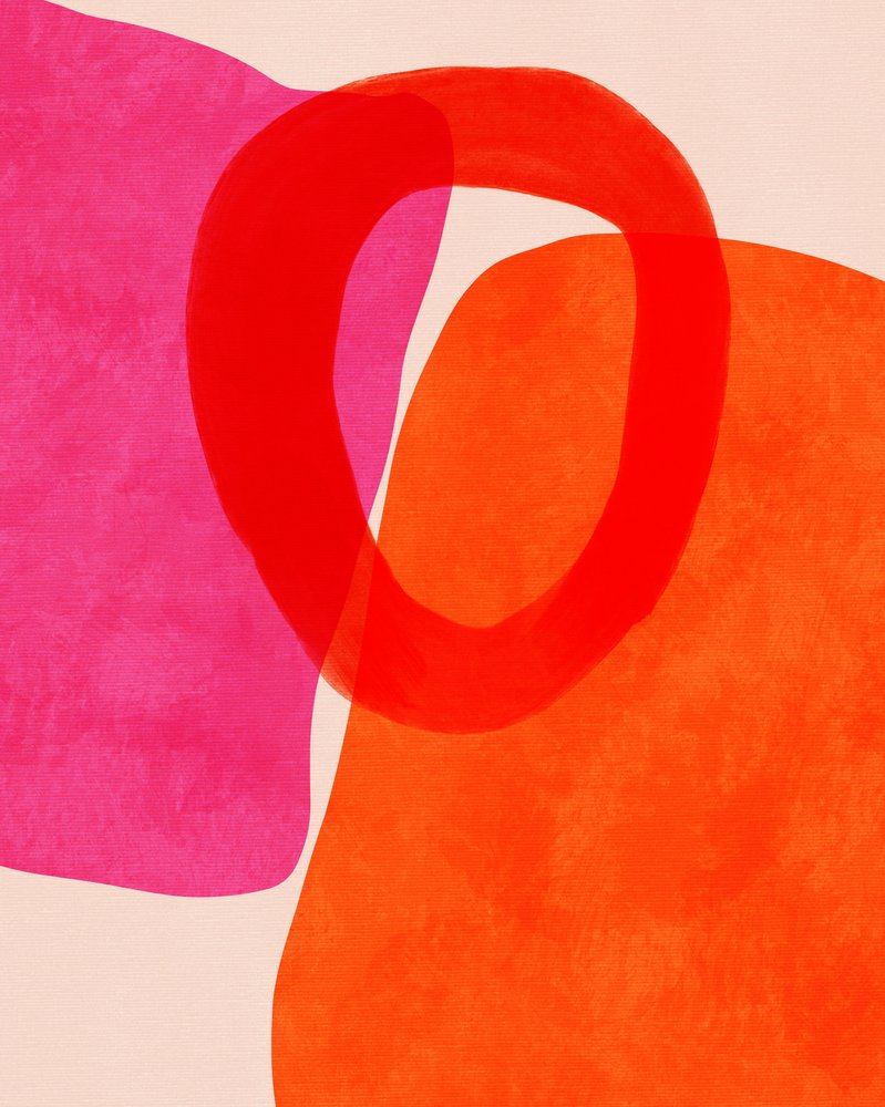 Painted Lines 5 Kopie door Ana Rut Bre