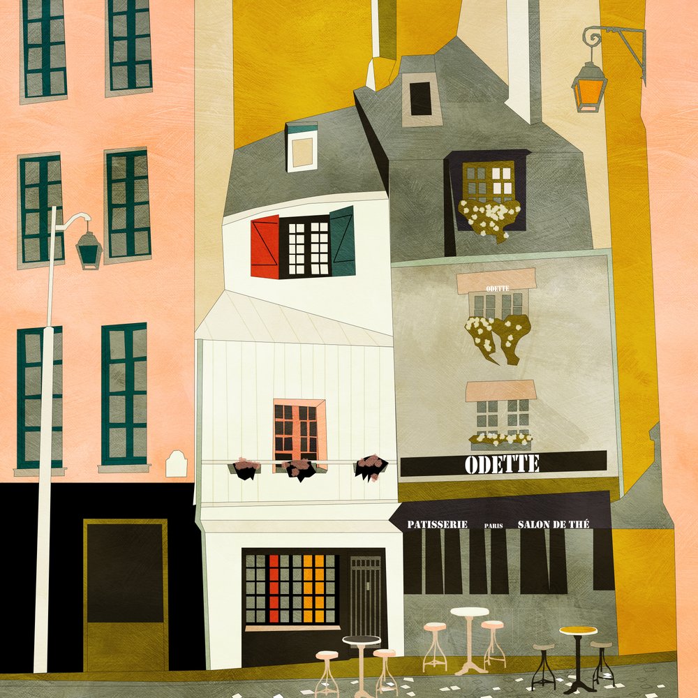 Parijs, Montmartre 1 door Ana Rut Bre