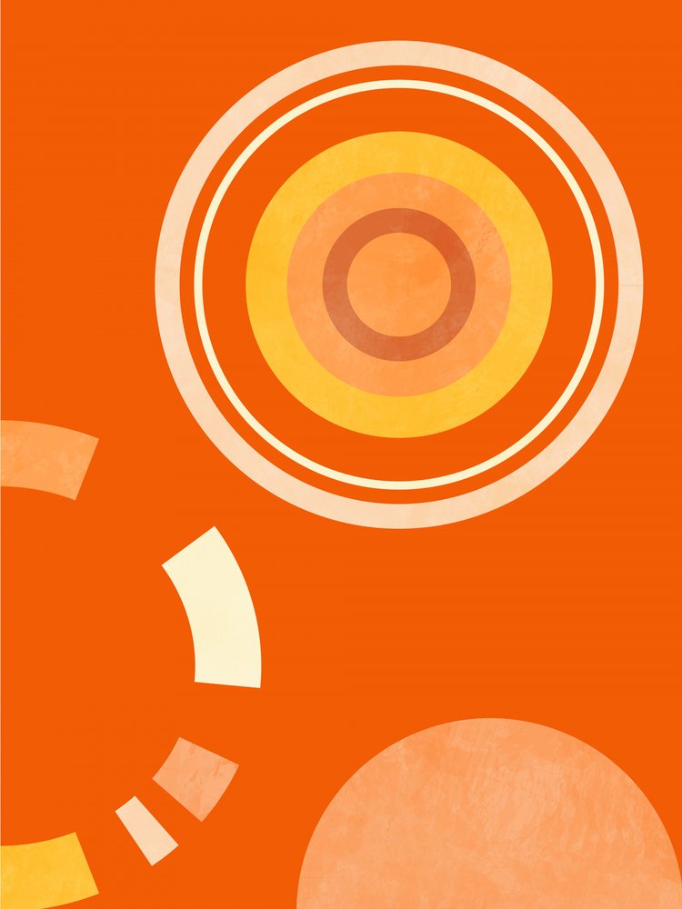 Spring Mid Rhapsody Oranje 4 door Ana Rut Bre