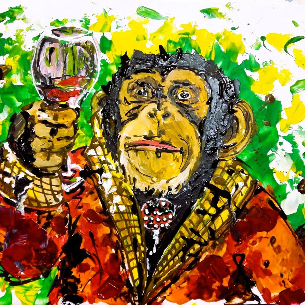 Dapper Monkey Toast door Anda Bieza