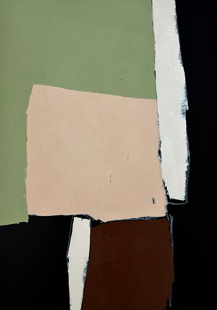 Abstracte, aardse vormen door Andrea Reichhart