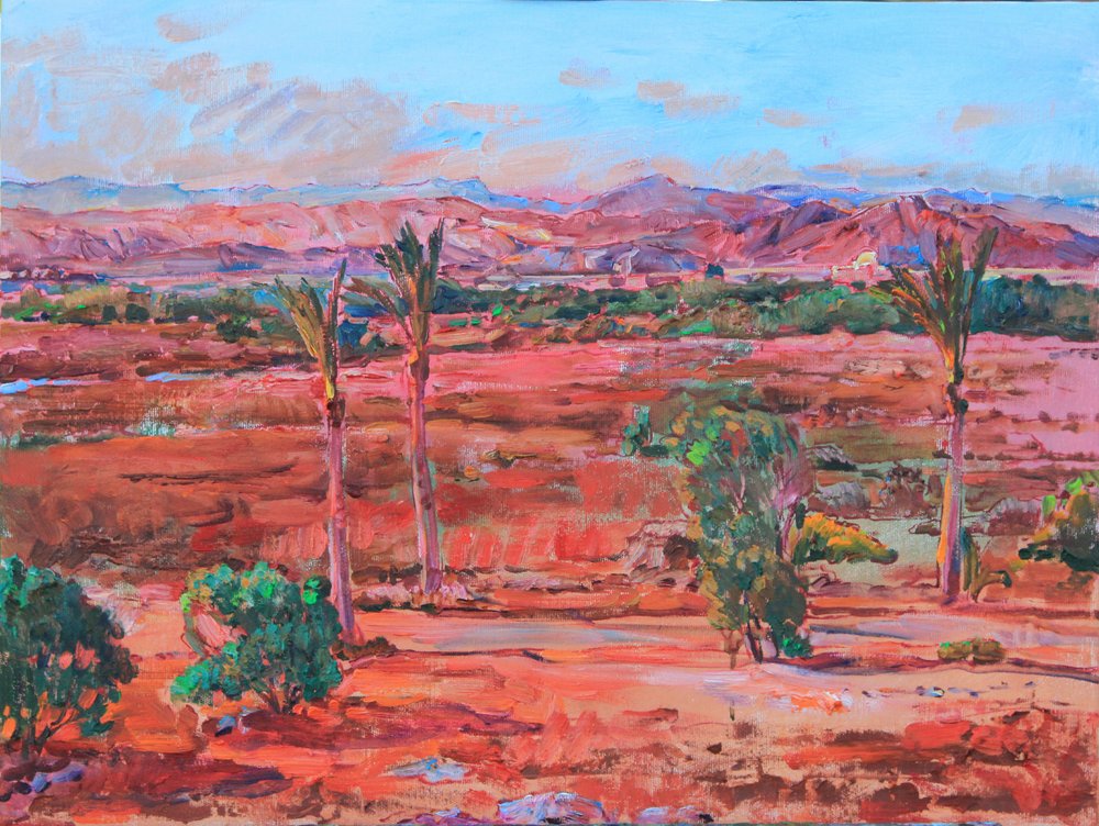 Desert Palm Vista door Andrii Kutsachenko