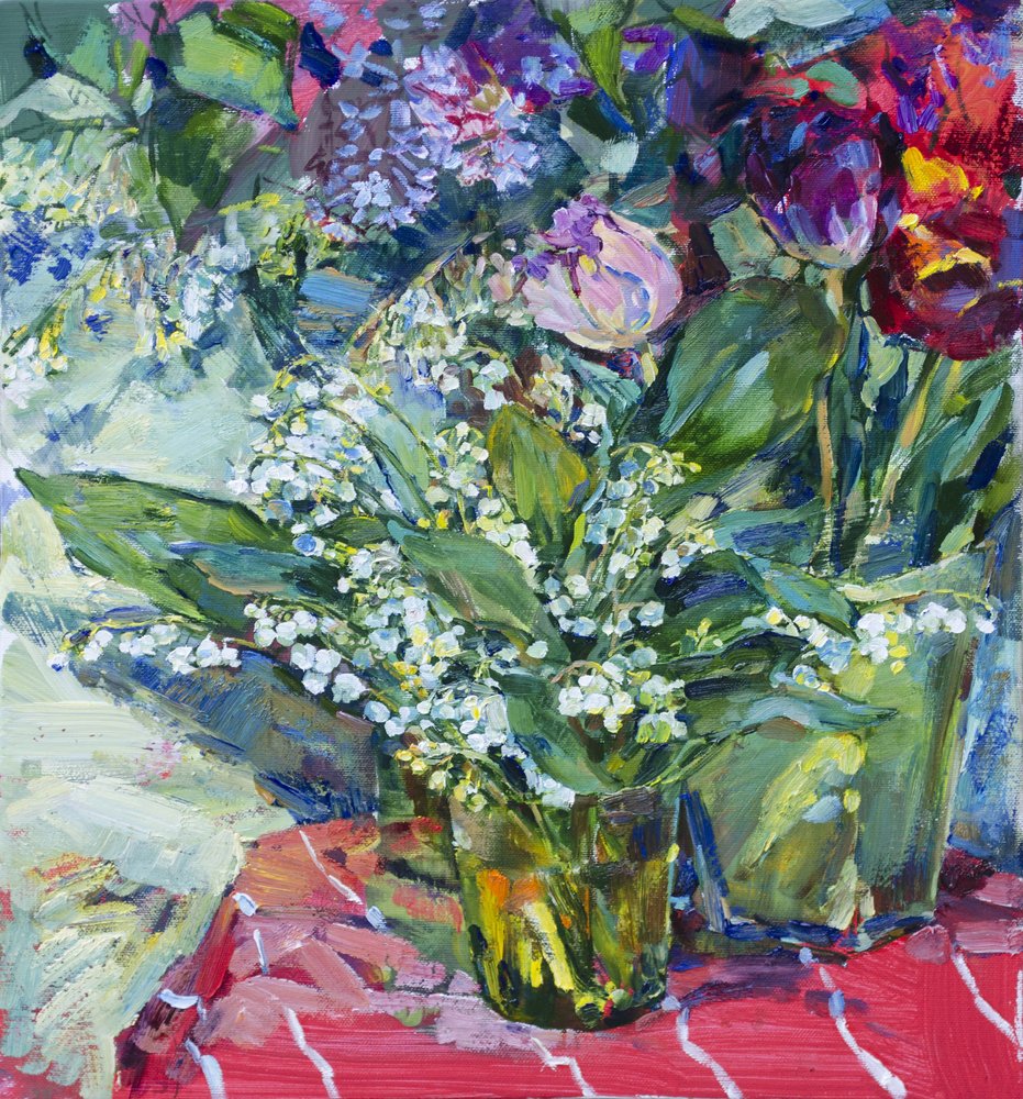 Kleurrijke lentebloemen door Andrii Kutsachenko