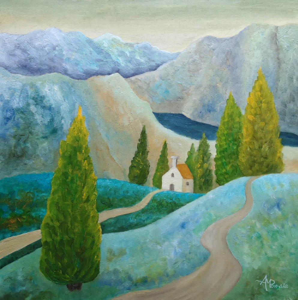 Serene Valley-kerk door Angeles M. Pomata