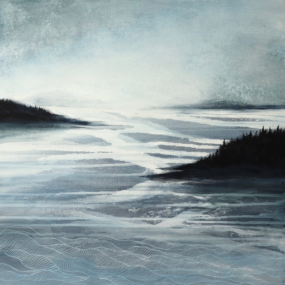 Misty Mountain Waters door Ania Witwitzka