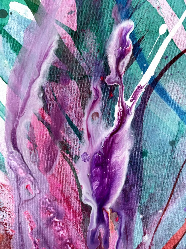 Levendige abstracte stroming door Anna Viklund