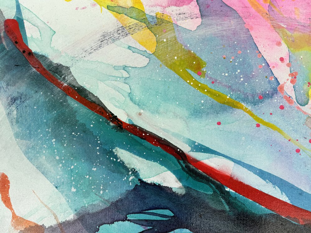Levendige, vloeiende kleuren door Anna Viklund