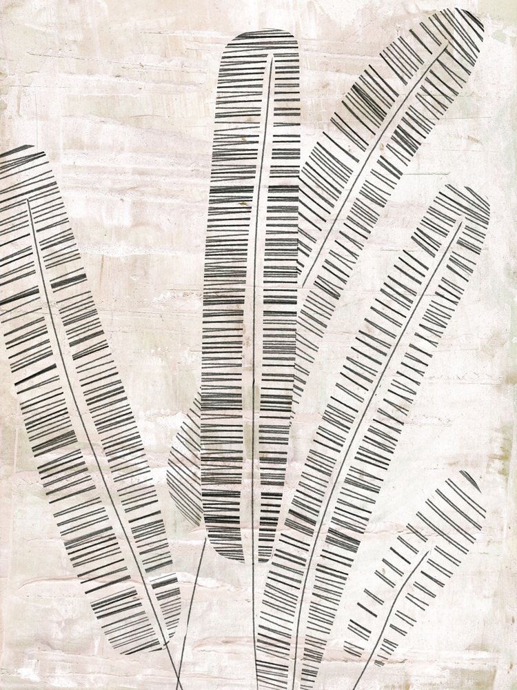 Abstracte botanische lijnen door Annick