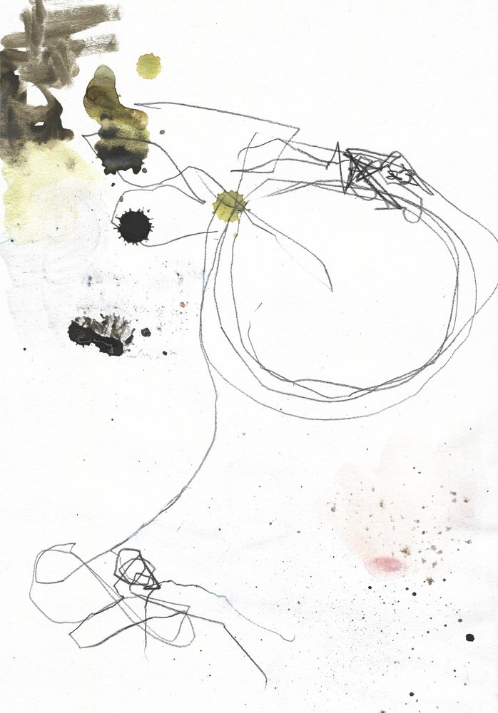Abstract Ink Flow door Annick