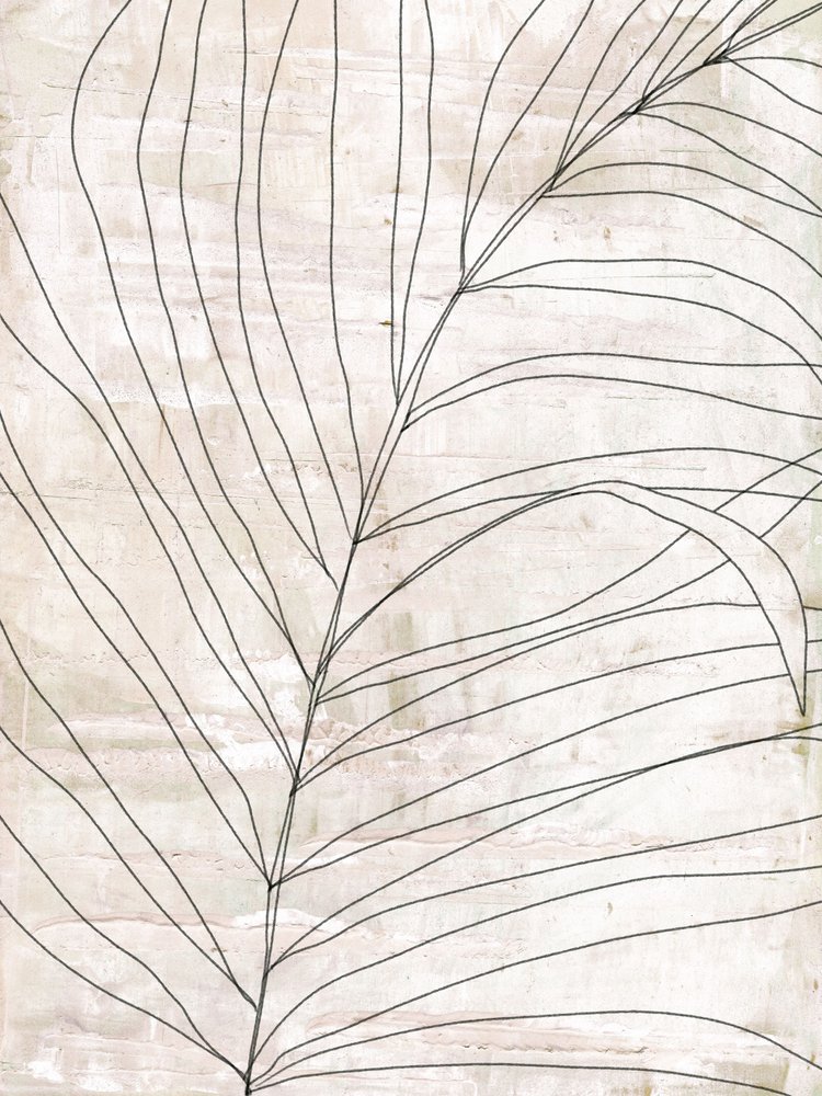 Minimalistische botanische lijnen door Annick