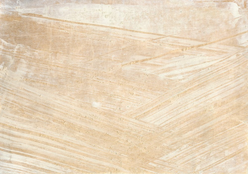 Zachte beige streken door Annick