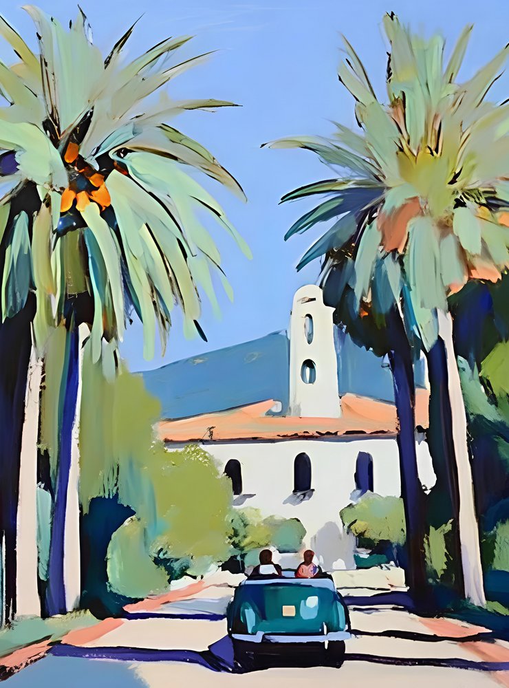 California Palm Road door Avanesova Elena
