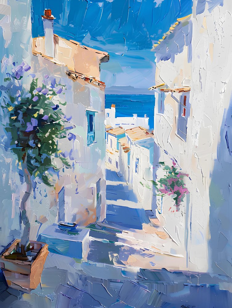 Sunny Village in Street View door Avanesova Elena