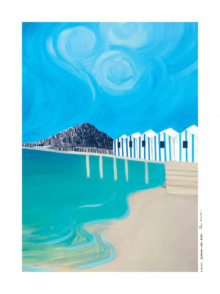DE AMALFI-KUST, ITALIË door Awol Art Alex