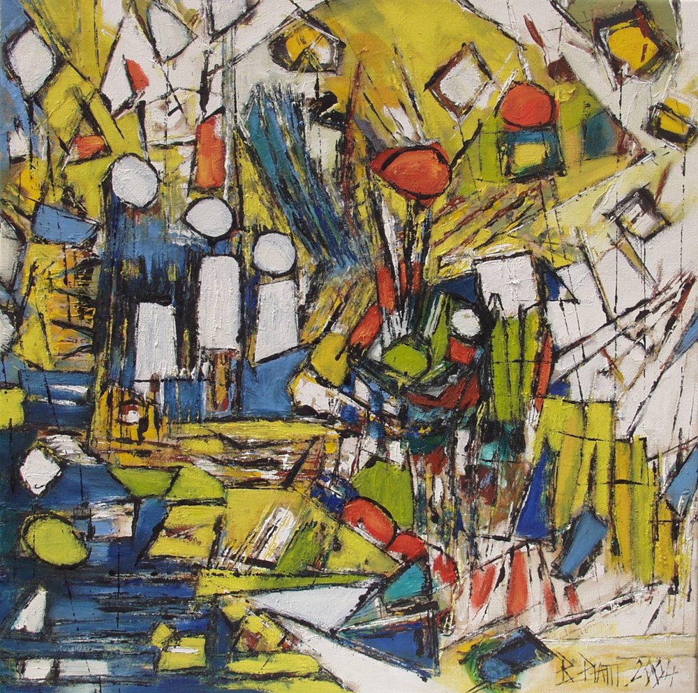 Levendige abstracte vormen door Barbara Piatti